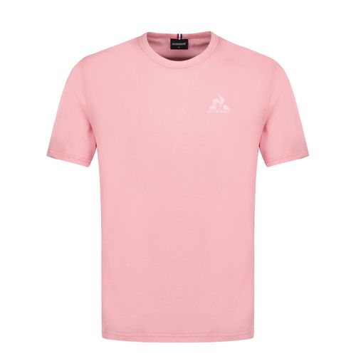 Tee Shirt Manches Courtes Le Coq Sportif Monochrome Tee Ss N3 M Rose Xs