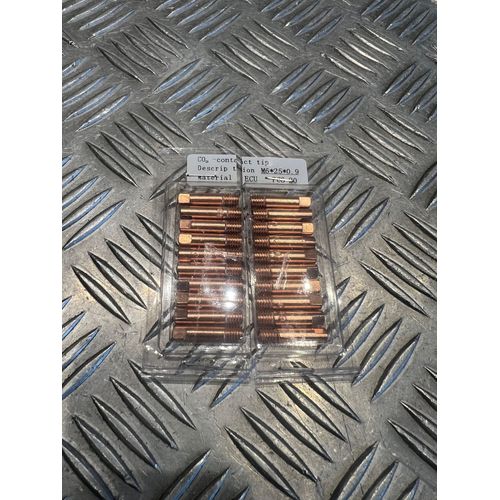 Kit 20 buse gaz de soudage torche souder mag mig pointe de contact M6 x 25 x 0,9mm ou 1mm