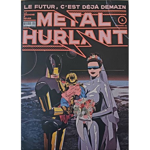 Magazines Metal Hurlant Lot 3 Numéros 1 ,7 Et 11