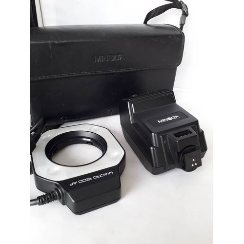 MINOLTA FLASH ANNULAIRE MACRO CONTROL UNIT 1200 AF