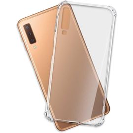 Coque Crystal Armor Pour Samsung Galaxy A7 2018 Sm-A750, 6.0'' - Couverture Rigide Et Bords Souples - Coins Renforcés - Étui Housse Pochette