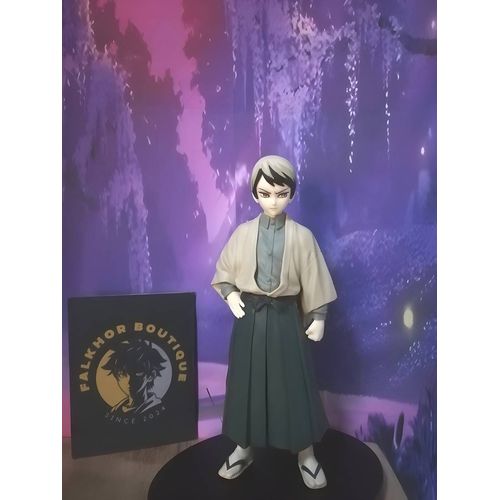 Yushiro Figurine Demon Slayer Version Sepia Objet De Collection Manga Statue