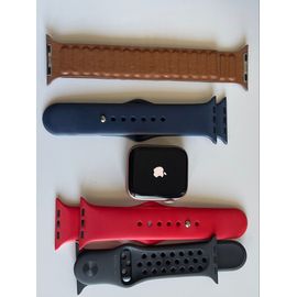 Apple Watch Series 6 (Gps) - Boîtier 44 Mm Aluminium Or Avec Bracelet Silicone Marine Profond De Taille Taille 4