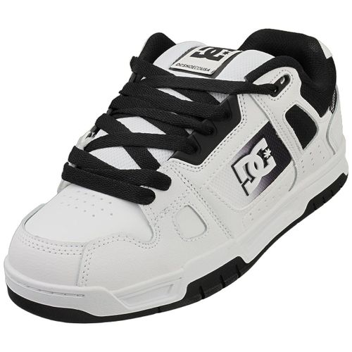 Dc Shoes Stag Chaussures De Skate Blanches Et Noires