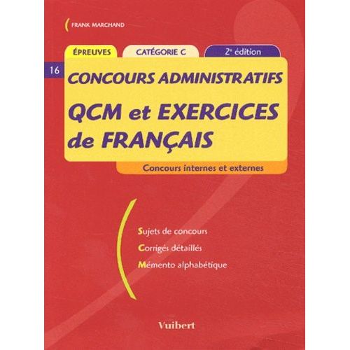 Concours Administratifs Qcm Et Exercices De Français Catégorie C