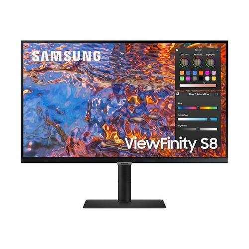 Samsung ViewFinity S8 S27B800PXP - S80PB Series - écran LED - 27" - 3840 x 2160 4K @ 60 Hz - IPS - 350 cd/m² - 1000:1 - DisplayHDR 400 - 5 ms - HDMI, DisplayPort, USB-C - noir