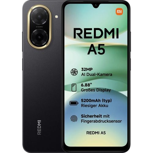 Xiaomi Redmi A5 4G Dual Sim 128 Go Noir Minuit