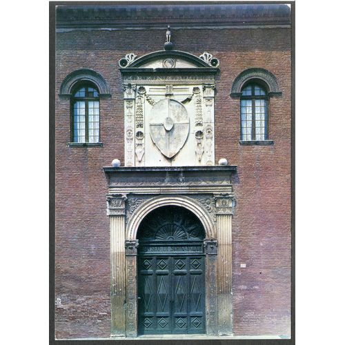 Carte Postale Ferrara, Palazzo Schifanoia , Sec Xiv, Portale Maggiore