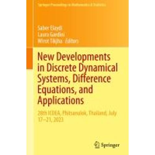 New Developments In Discrete Dynamical Systems, Difference Equations, And Applications
