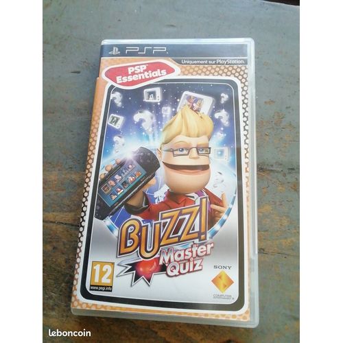 Jeu Buzz! Master Quiz Psp Complet Fr Très Bel État
