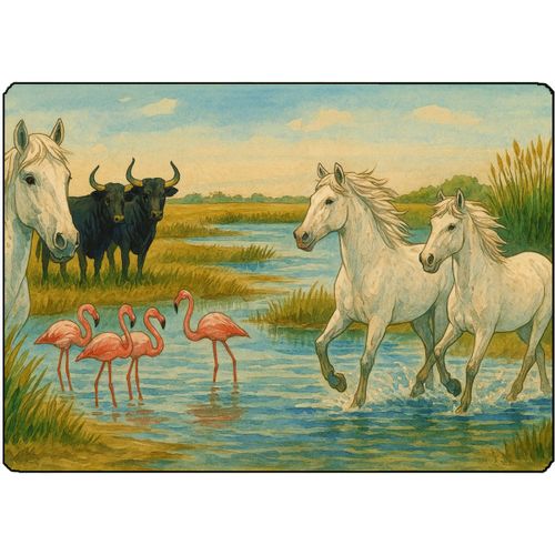 Surface De Découpe Camargue 28.5 X 20 Cm