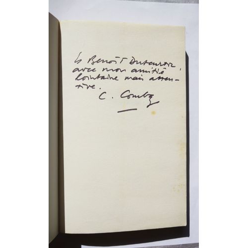 Christian Combaz Jours De France Avec Un Envoi Autographe Signé 1998 Editions Du Rocher