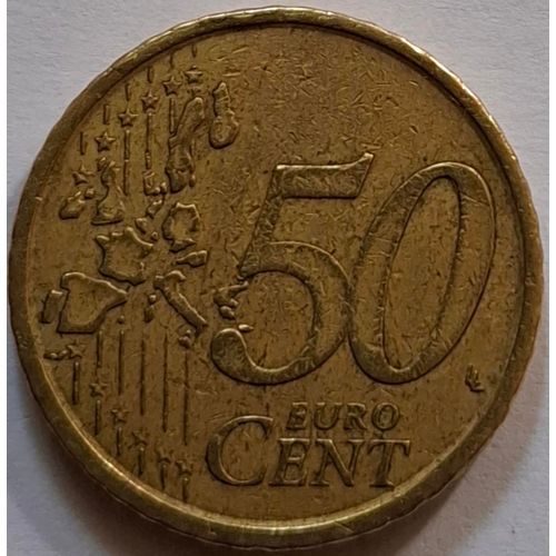 Pièce De Monnaie De 0.50 Euros Espagnol De 2000