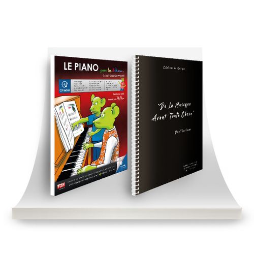 Offre Duo - Le Piano Pour Les 5/8 Ans + Cahier De Musique - Citations - 12 Portées - 80 Pages