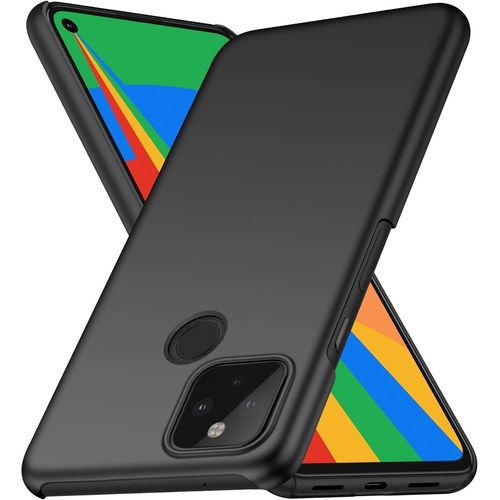 Amosry Compatible Coque Google Pixel 5 Coupe Mince Anti Chute Résistance Au Frottement Etui Rigide Pour Google Pixel 5 Noir