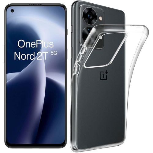 Étui Pour Oneplus Nord 2t 5g Coque 6.43"" , Verre Trempé Pour Oneplus Nord 2t 5g Étui Silicone Tpu Housse,Film Protection Écran - 0,33mm Hd Dureté 9h Glace-Clear