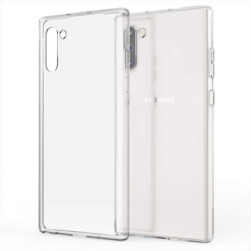 Housse Protection Pour Samsung Galaxy Note10 Coque, Mince Cristal Clair Anti-Choc Silicone Gel Bumper, Slim Crystal Clear Case Soft Cover Couverture Souple Coq Etui - Transparent