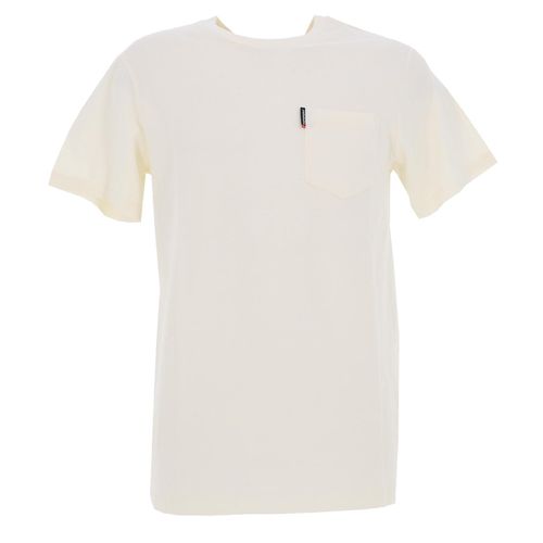 Tee Shirt Manches Courtes Superdry Classic Essentail Pocket Tee Wht Ecru Xl