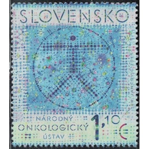 Slovaquie 2015 Oblitéré Used Cancer Institut National D'oncologie Y&t Sk 675 Rp350