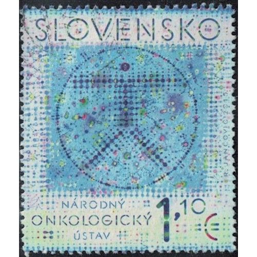 Slovaquie 2015 Oblitéré Used Cancer Institut National D'oncologie Y&t Sk 675 Rp351