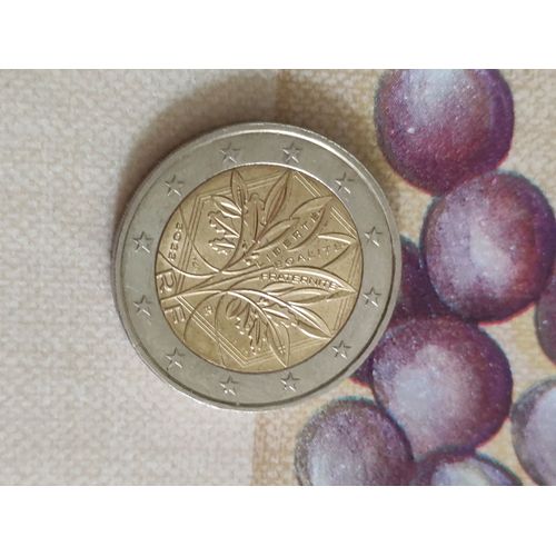 Pièce De Monnaie 2€, Liberté Égalité Fraternité 2022