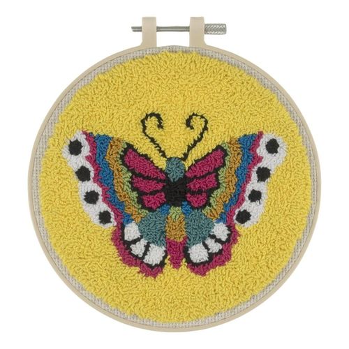 Kit De Punch Needle Papillon - Trimits