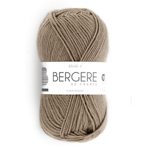 Pelote Ideale 4 - Bergère De France. Color : Chanvre