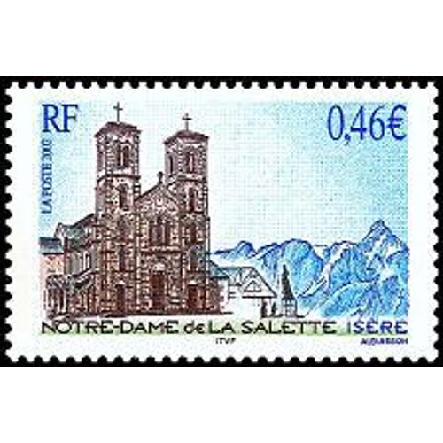 Notre Dame De La Salette (Isère) Année 2002 N° 3596 Yvert Et Tellier Luxe