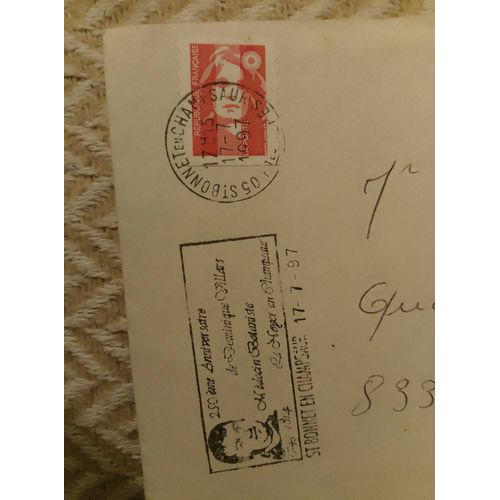 Timbre Oblitéré République Française Marianne Rouge Sans Valeur Faciale.