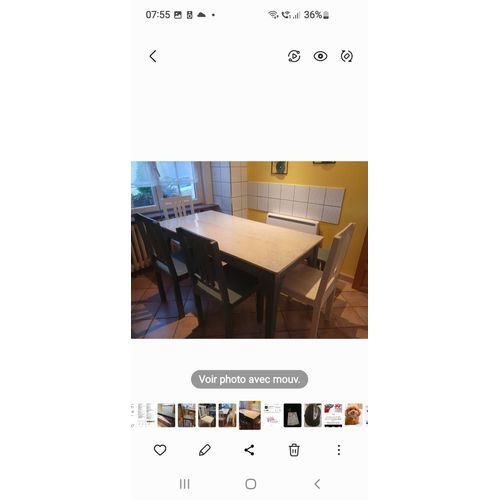 Ensemble Salle À Manger/Et Ou Cuisine