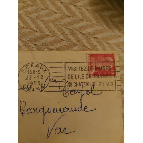 Timbre Oblitéré Ancien République Française Marianne De Muller 15fr Rouge.