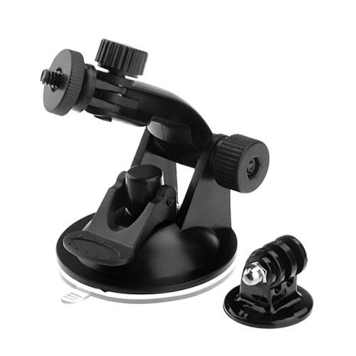 Mini-support à ventouse 360 degrés et adaptateur pour trépied pour appareils photo - Ventouse puissante, angle réglable, installation facile