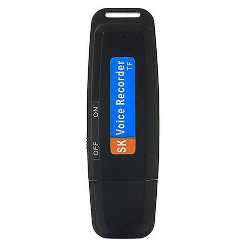 Enregistreur vocal numérique avec 900 minutes d'enregistrement, USB 2.0, réduction du bruit, design compact