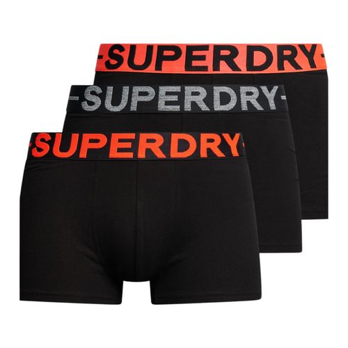 Boxer Superdry Trunk Triple Pack Noir L