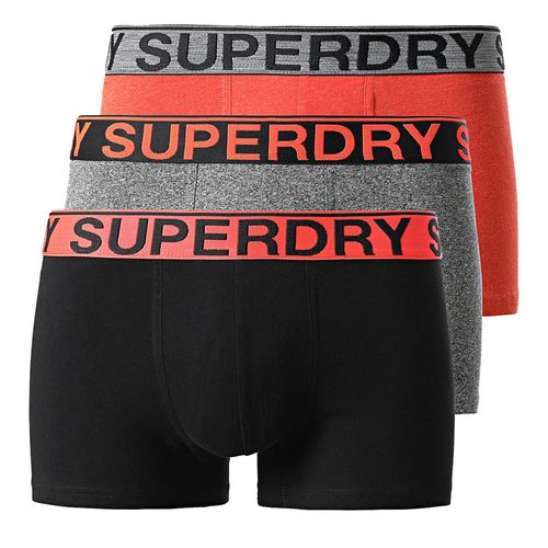 Boxer Superdry Trunk Triple Pack Noir L