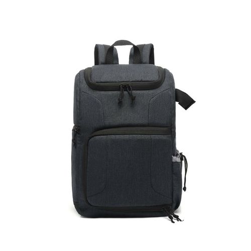 Sac pour appareil photo avec poche pour tablette, fixation pour tige de bagage, compartiments spacieux, design confortable, nylon imperméable