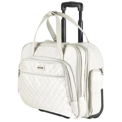 Sacoche pour Ordinateur Portable-VEVOR-15,6 pouces-Mallette à Roulettes PC-avec 2 Roues Fixes-pour Femmes Hommes