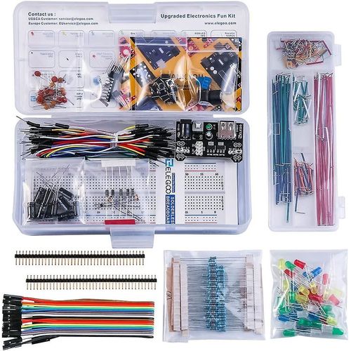 Kit électronique complet avec carte de développement R3 et plus de 300 composants pour débutants et amateurs