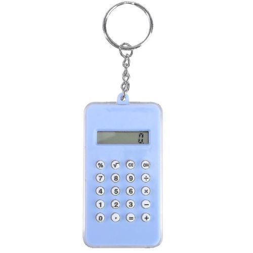Porte-clés calculatrice avec labyrinthe de billes ¿ Accessoire porte-clés durable en métal et plastique