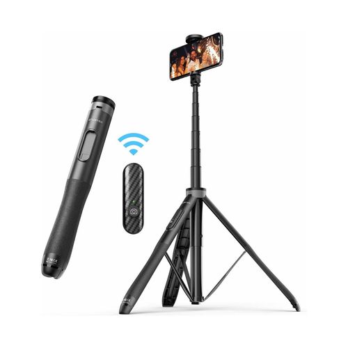 Perche À Selfie Et Trépied En Alliage D'aluminium De 150 Cm Pour Diffusion En Direct Et Photographie