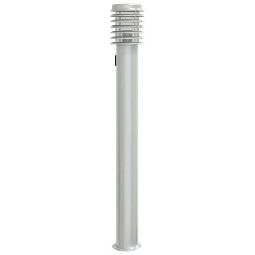 Lampadaire D'extérieur Et Sortie Argenté 110 Cm Acier Inoxydable Argent Helloshop26 02_0042532