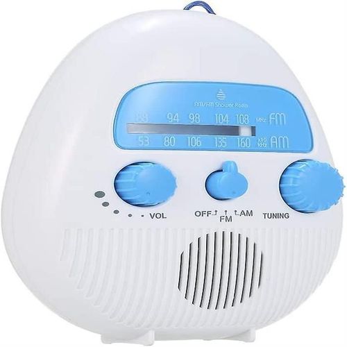 Radio FM/AM compacte et étanche avec décodage numérique, réglage réglable et audio haute définition