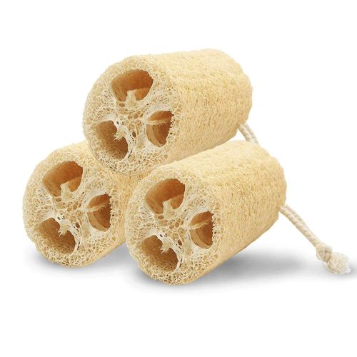 6 Éponges Luffa Naturelles Et Bio - Outil De Douche Exfoliant Écologique, Biodégradable Et À Séchage Rapide Pour Les Soins De La Peau 