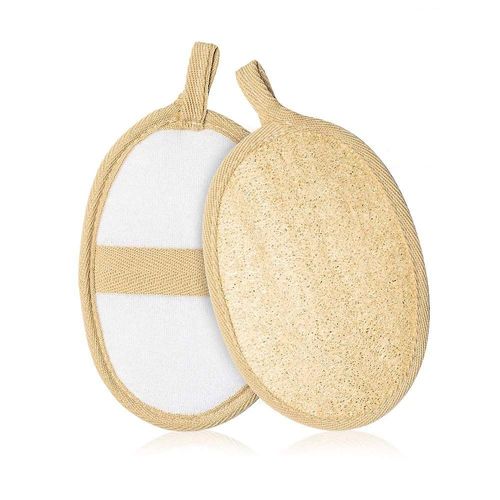 Ensemble D'éponges Luffa Naturelles - Gommage Corporel Exfoliant Pour Une Peau Douce - Idée Cadeau Écologique (Lot De 2) 