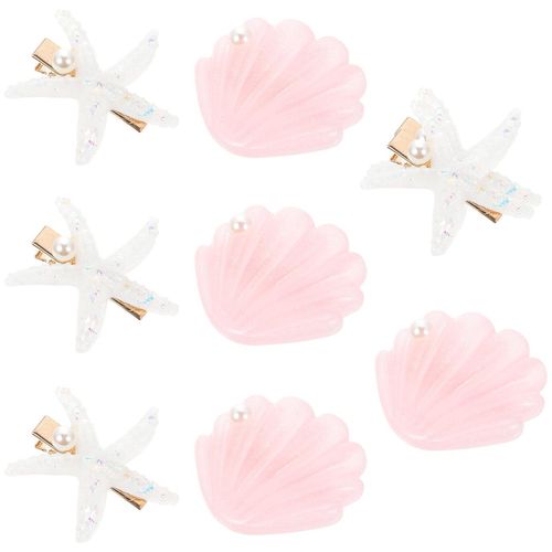 Lot De 8 Barrettes Élégantes Pour Femmes ¿ Accessoires De Mariage Et De Fête À La Plage ¿ Barrettes Style Celtique