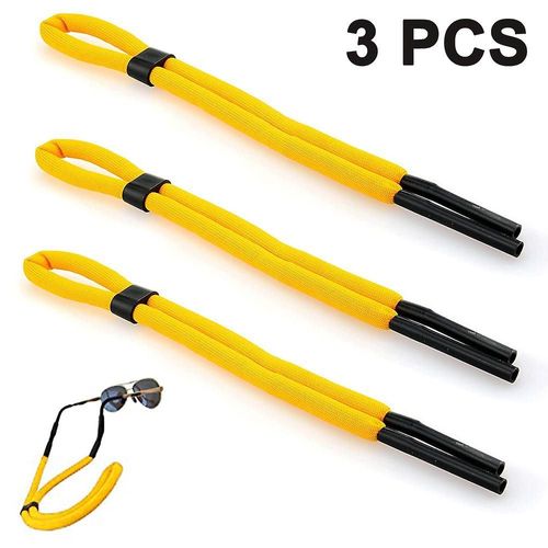 Lot De 3 Sangles Flottantes Pour Lunettes De Soleil ¿ Supports Pour Lunettes Pour Sports Nautiques, Surf Et Activités De Plein Air
