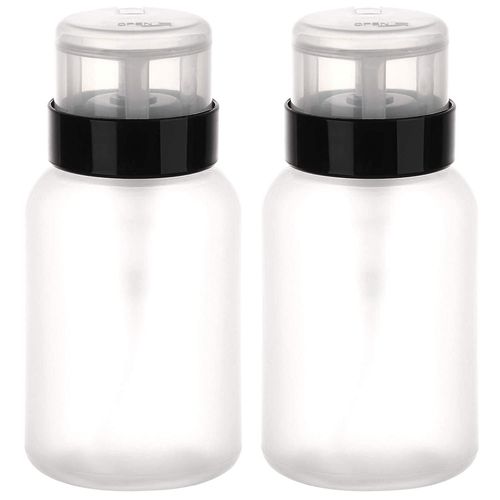 Distributeur À Pompe Polyvalent Pour Alcool, Acétone, Vernis À Ongles Et Démaquillant - Conception Étanche Et Verrouillable 