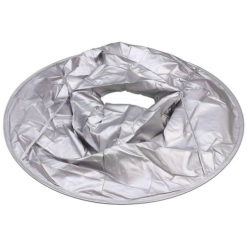 Cape De Coupe De Cheveux Haut De Gamme Avec Parapluie - Tablier Durable Et Léger Pour Salon Et Maison, Nettoyage Facile, Gris Élégant 
