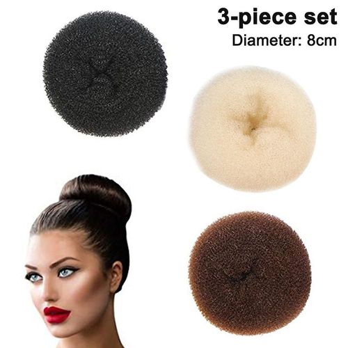 Kit D'accessoires De Coiffure 8 Pièces : Chignons Donuts, Élastiques Et Épingles À Cheveux Pour Des Coiffures Sans Effort 