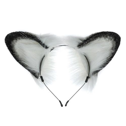 Serre-Tête Oreilles De Chat Léopard Des Neiges Fait Main - Accessoire De Fête Moelleux, Ajustable Et Réaliste, Idée Cadeau